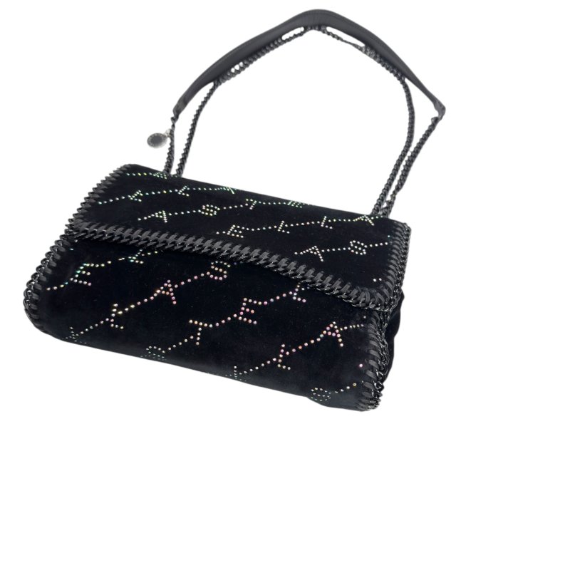 STELLA MCCARTNEY 水鑽 黑色 鏈條包-11