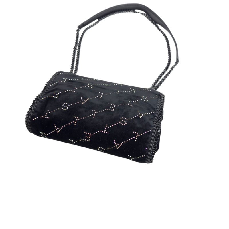 STELLA MCCARTNEY 水鑽 黑色 鏈條包-13