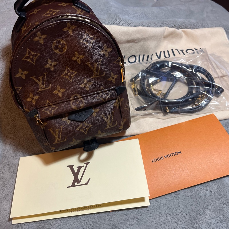 Louis Vuitton Palm springs mini 小書包|後書包-0