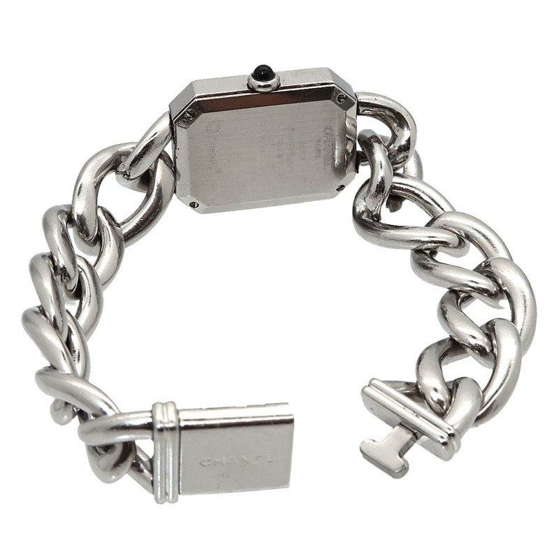 CHANEL Premiere 女士白色貝殼石英腕錶,L 碼,H1064-3