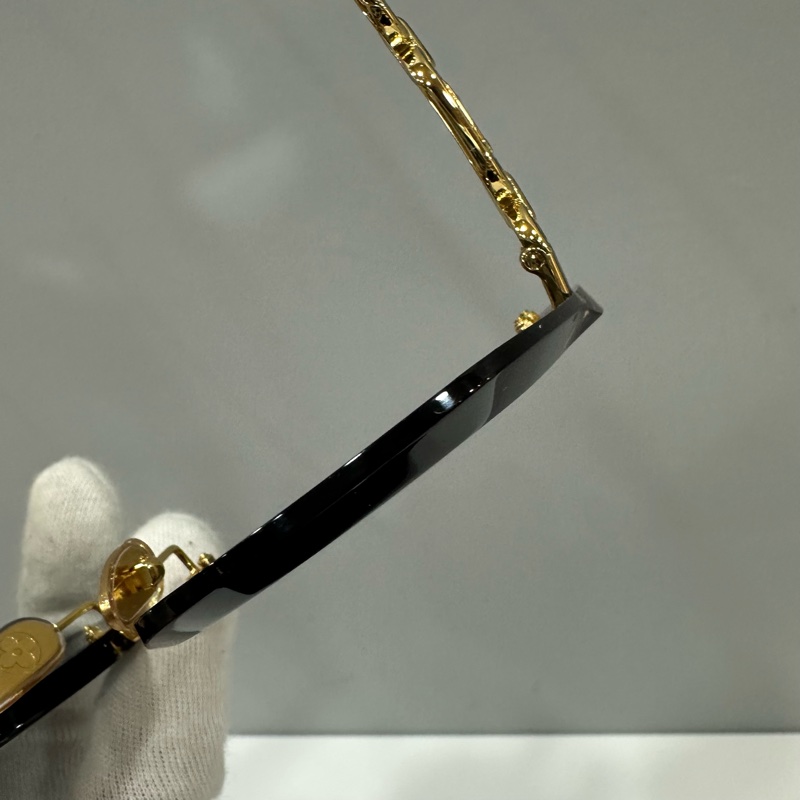 LV Z1626U 金色金屬墨鏡 Jewel Cat Eye LOGO 太陽眼鏡-3