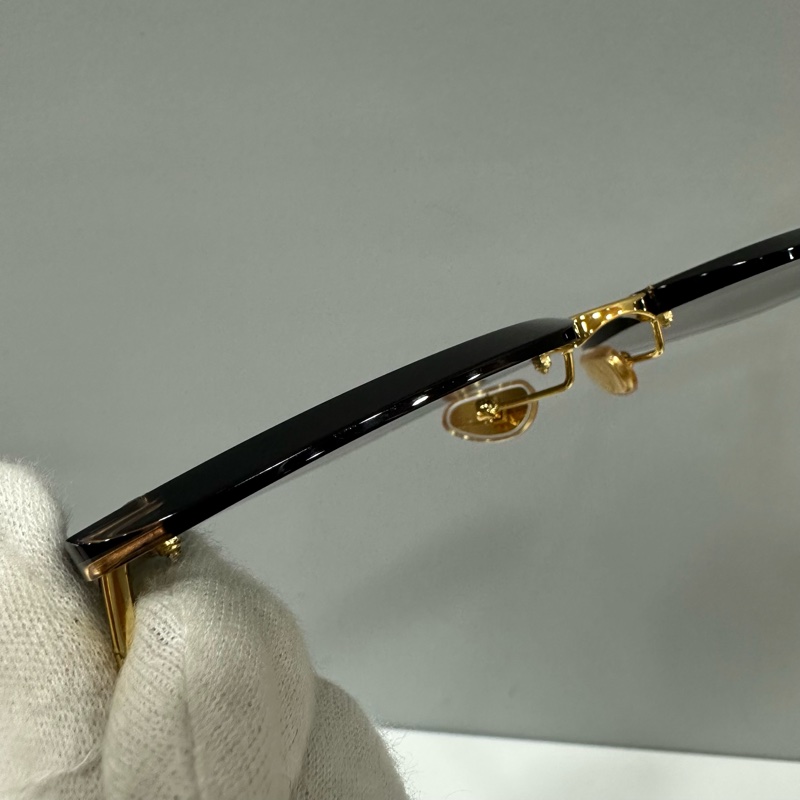 LV Z1626U 金色金屬墨鏡 Jewel Cat Eye LOGO 太陽眼鏡-5