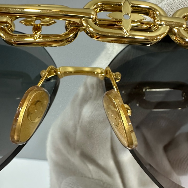 LV Z1626U 金色金屬墨鏡 Jewel Cat Eye LOGO 太陽眼鏡-20