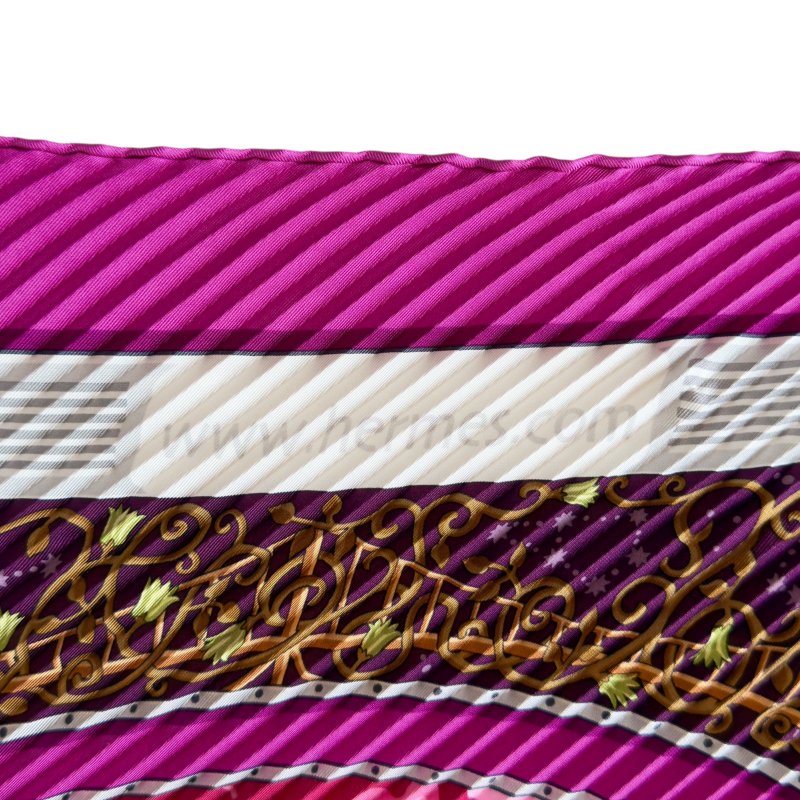 HERMES 皺褶 絲巾-3