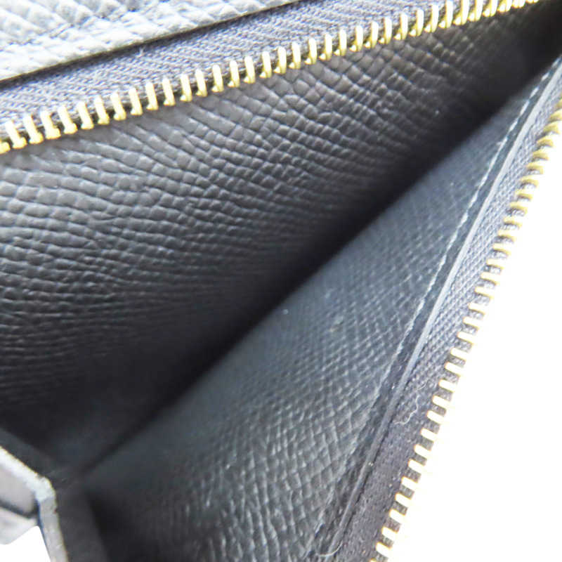 黑色 Epsom牛皮 Bearn compact 短夾 K刻【HERMES 愛馬仕】-6