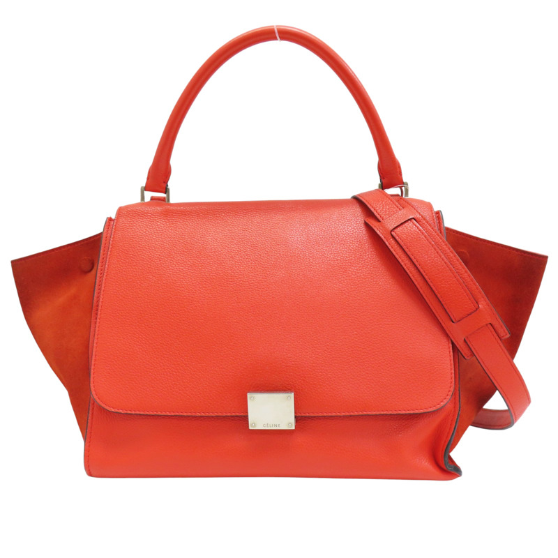 紅色 牛皮 Trapeze 两用包【CELINE 賽琳】-0