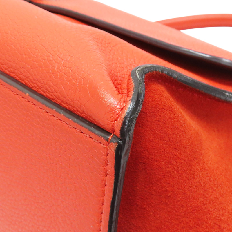 紅色 牛皮 Trapeze 两用包【CELINE 賽琳】-10