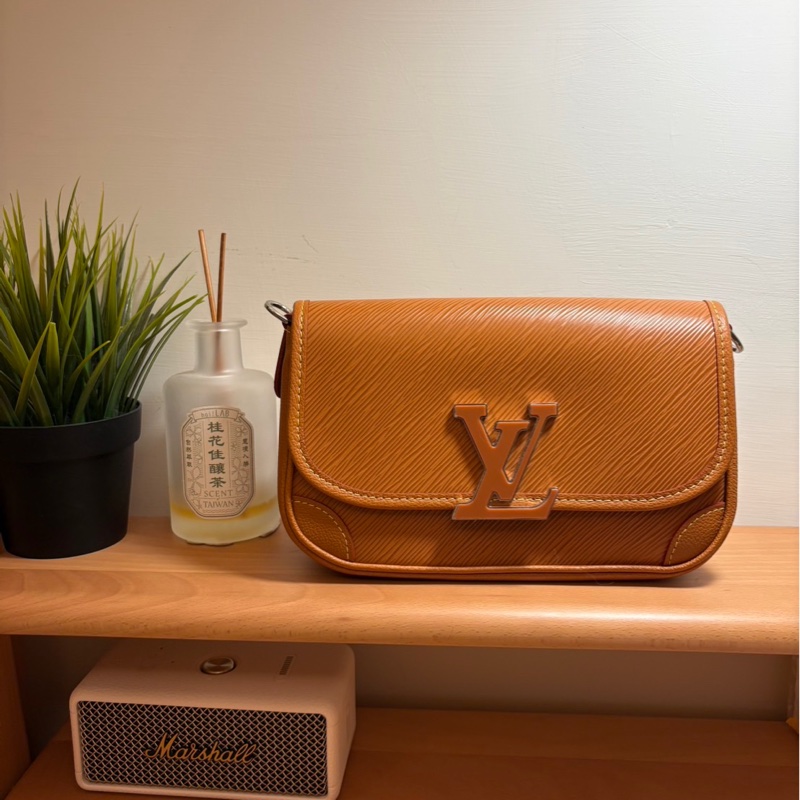 LV路易威登 /棕色水波紋包/肩背包/斜背包/99近全新美品-0