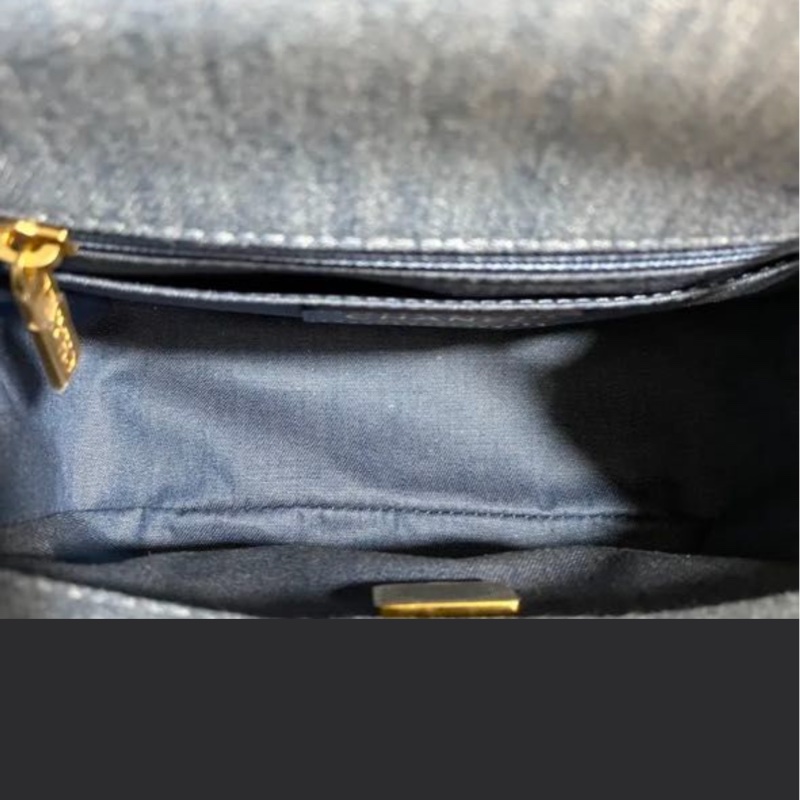 chanel 牛仔 方胖 金球 經典款 保值-9
