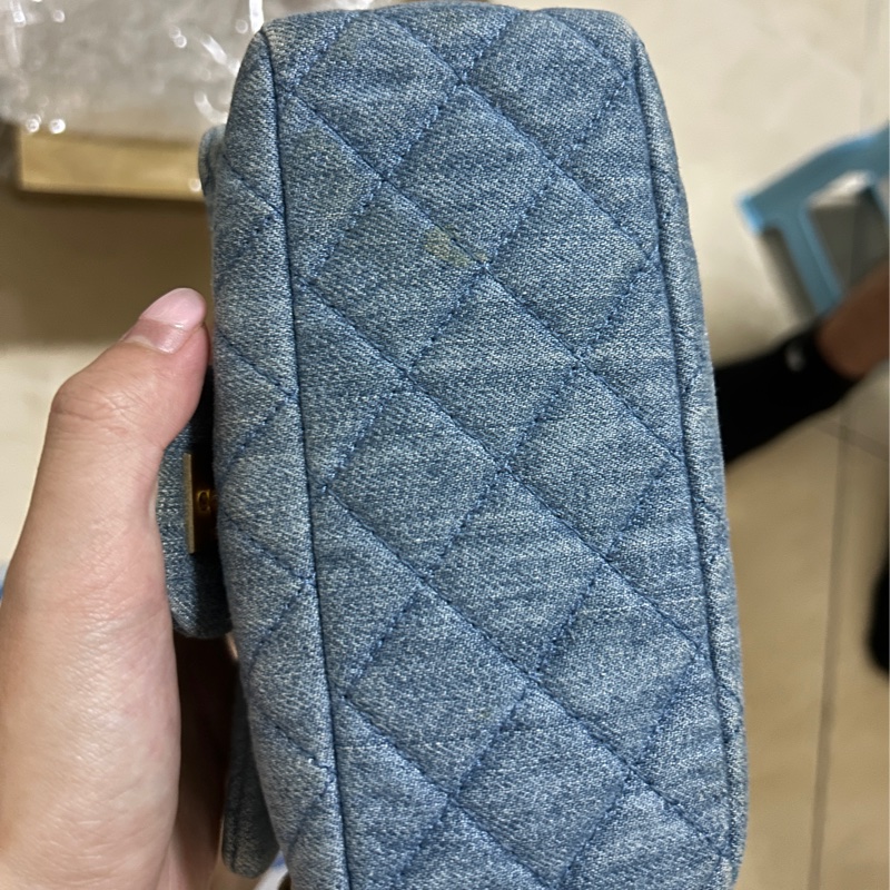chanel 牛仔 方胖 金球 經典款 保值-18