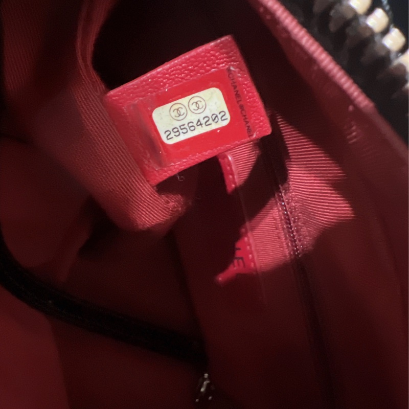 全配🈶購證 Chanel 香奈兒 限量提把流浪包 黑金 小號-17