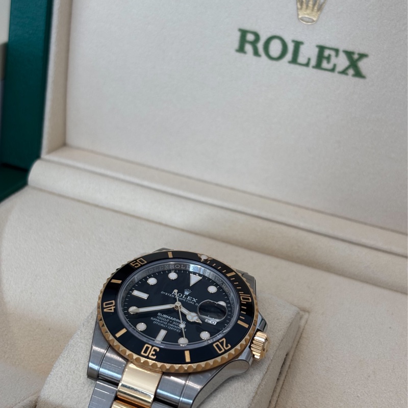 *SHIHNA名牌精品*Rolex 勞力士 Submariner Date 2024年半金黑水鬼 126613LN-0
