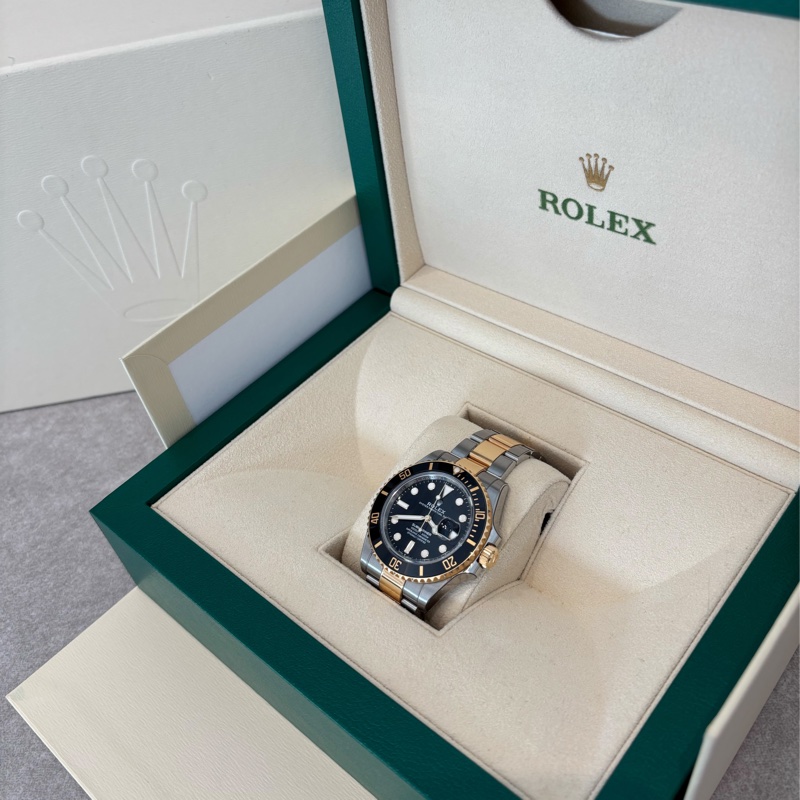 *SHIHNA名牌精品*Rolex 勞力士 Submariner Date 2024年半金黑水鬼 126613LN-1