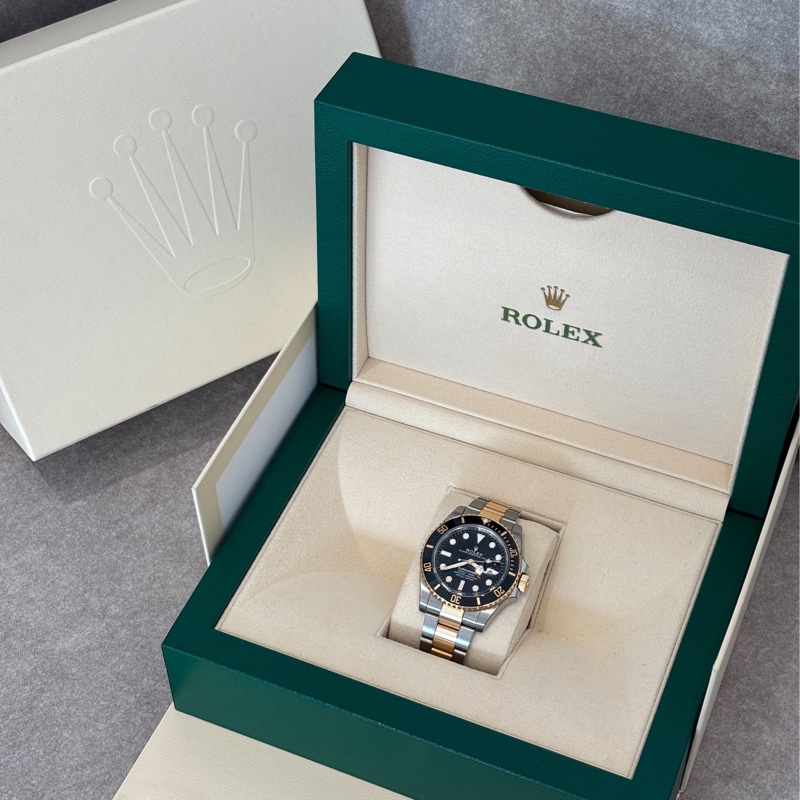 *SHIHNA名牌精品*Rolex 勞力士 Submariner Date 2024年半金黑水鬼 126613LN-2