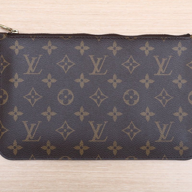 LOUIS VUITTON Neverfull大號39配子袋米色內裏老花PVC肩背包-2