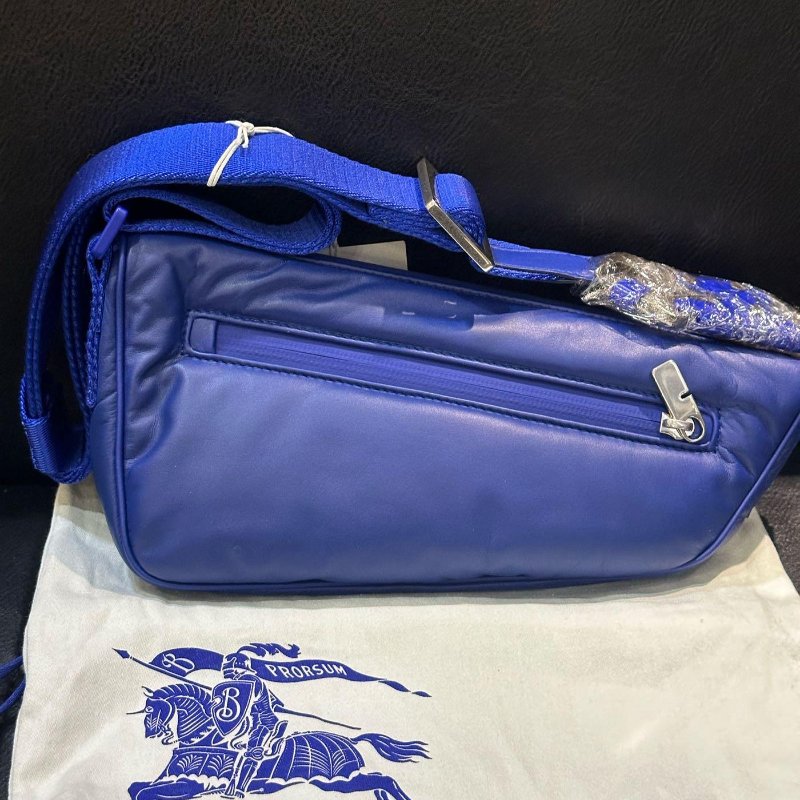 💎Han's house精品服飾💎Burberry SHIELD 小牛皮 腰包 現貨 原價69000-6