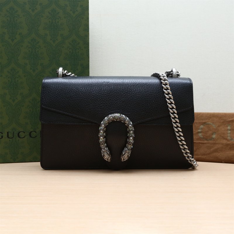 GUCCI Dionysus酒神中號28牛皮牛皮肩背包-0