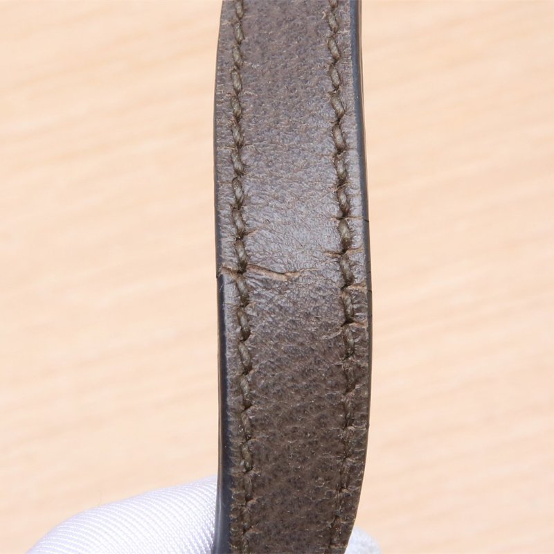 GUCCI Ophidia貝殼包小號23.5烏木色PVC肩背包-3