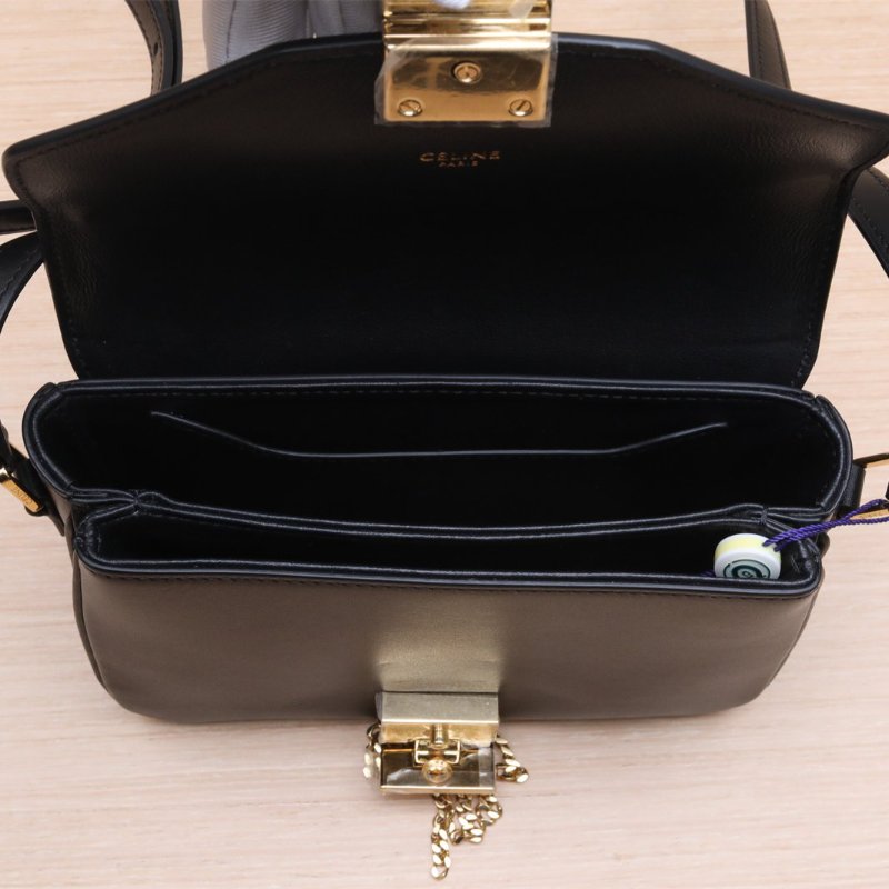 CELINE CBAG小號流蘇黑色牛皮肩背包-2