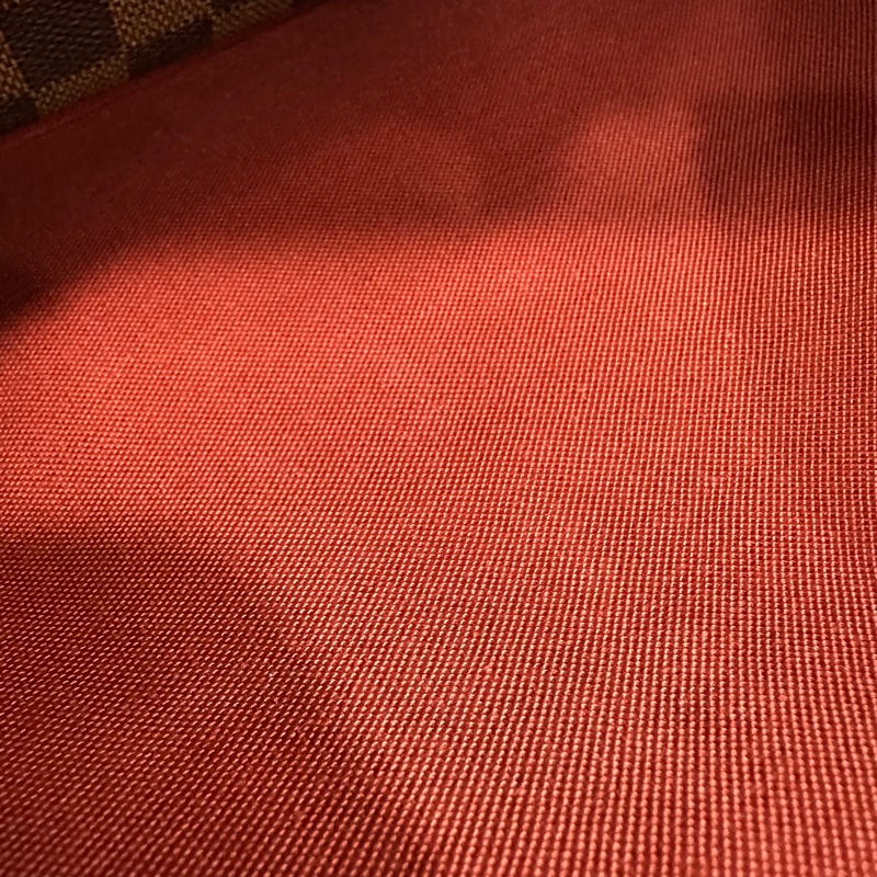 LV N45255 咖棋盤格拉鏈上蓋斜背包 豆腐包-34