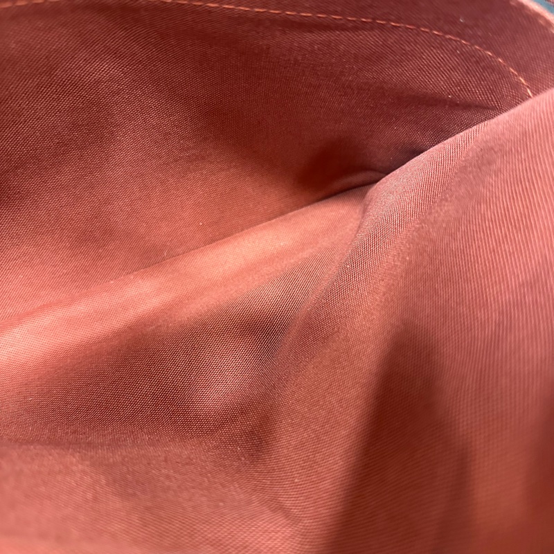 LV N45255 咖棋盤格拉鏈上蓋斜背包 豆腐包-52