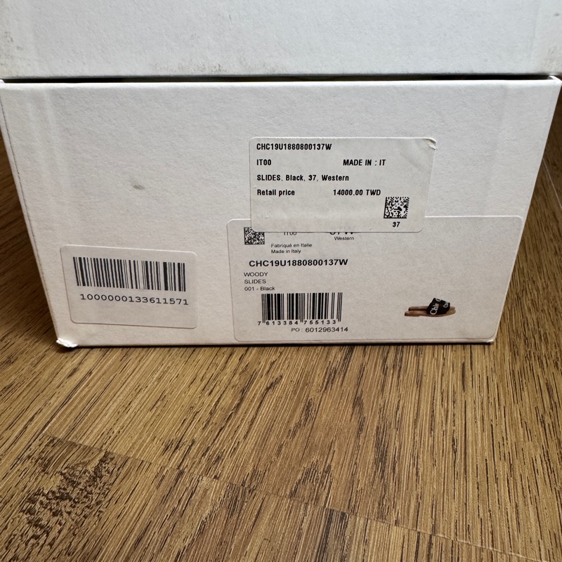Chloe 經典拖鞋【全新】37號（黑）-16