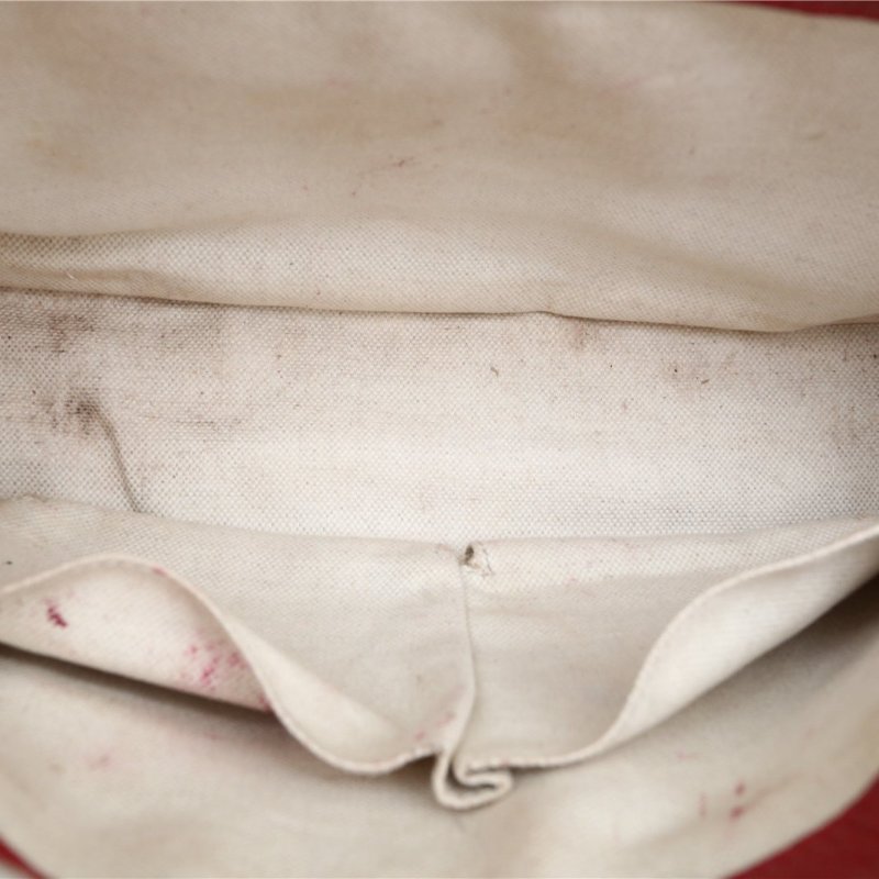 GUCCI GG雙G全皮肩帶郵差單肩斜挎包紅色肩背包-3