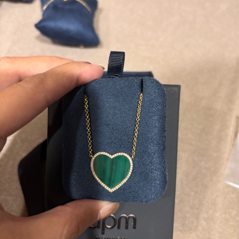 apm 綠石項鍊-0