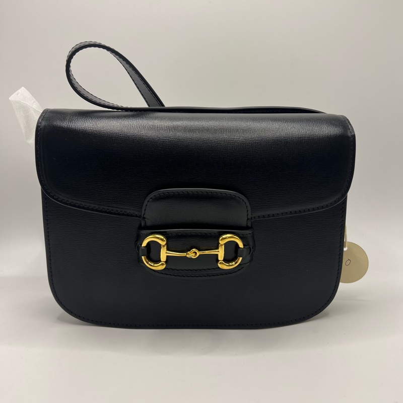 古驰Gucci马衔扣黑色-0