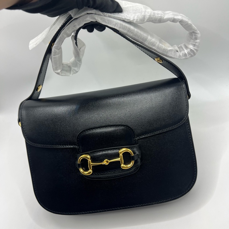 古驰Gucci马衔扣黑色-6