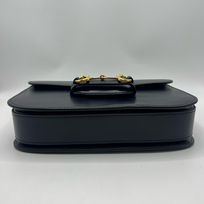 古驰Gucci马衔扣黑色-8