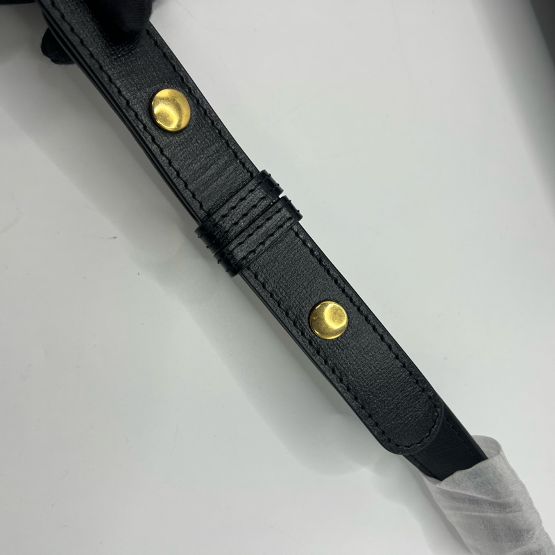 古驰Gucci马衔扣黑色-12