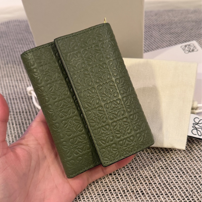 已售。LOEWE 零錢拉鏈錢包-2