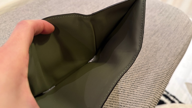 已售。LOEWE 零錢拉鏈錢包-17