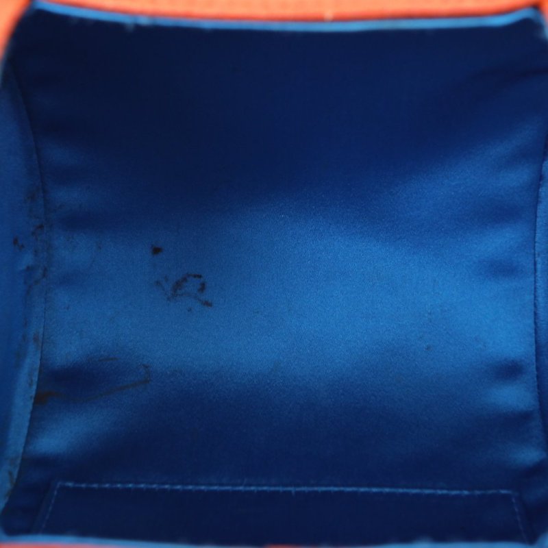 BVLGARI 中古圓桶手提包橘色肩背包-2