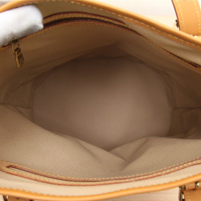 LOUIS VUITTON 中古大水桶老花內裏和整包配皮後換肩背包-2