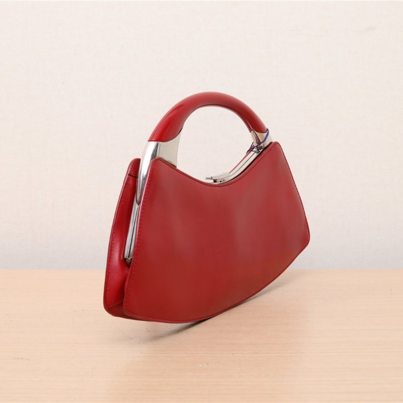 DIOR 中古綁帶PUNK手提包紅色肩背包-3