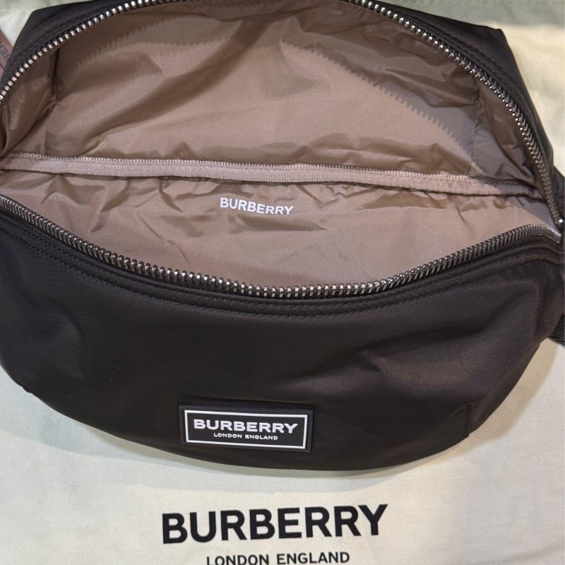 💎Han's house精品服飾💎burberry 尼龍 防水 腰包-2