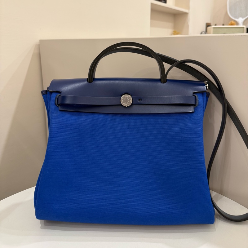 Hermes herbag31電光藍-1