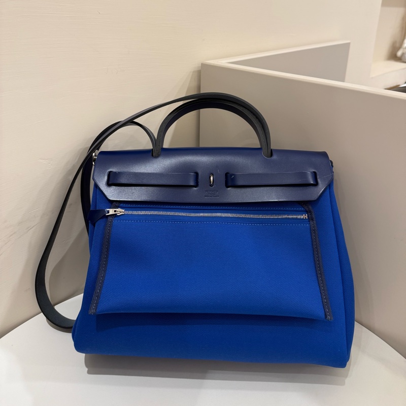 Hermes herbag31電光藍-2