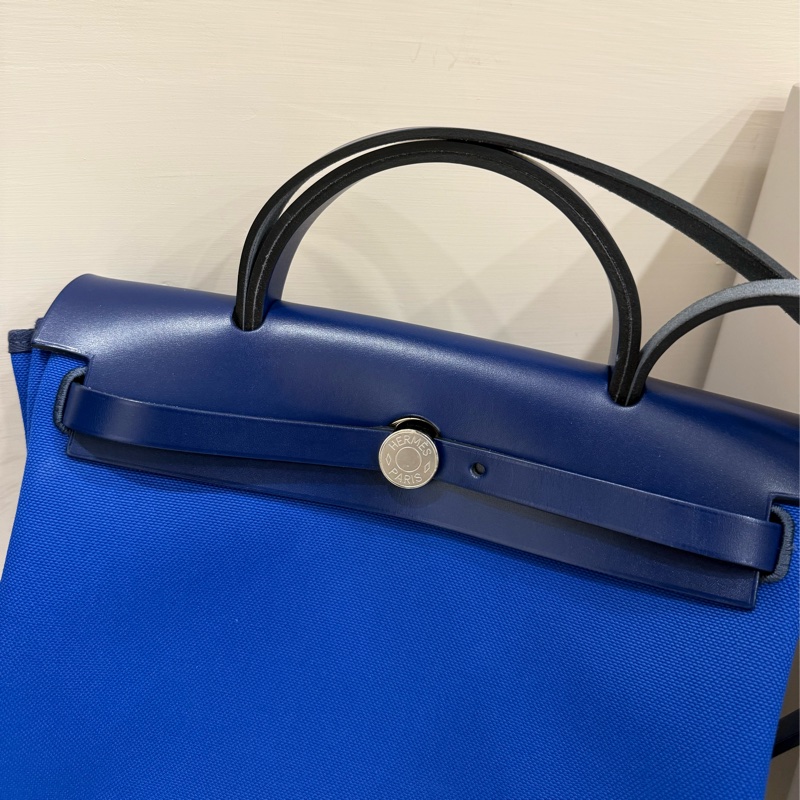 Hermes herbag31電光藍-4