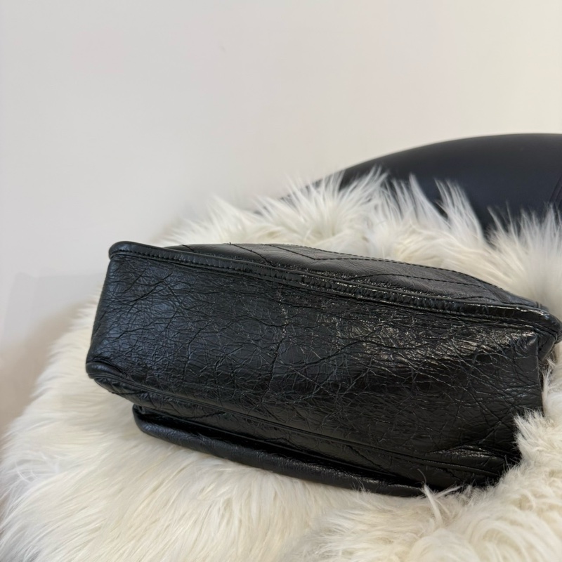 YSL niki 中號 黑銀 肩背包 斜背包-4