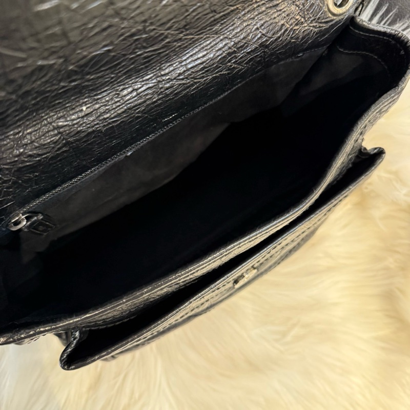 YSL niki 中號 黑銀 肩背包 斜背包-7