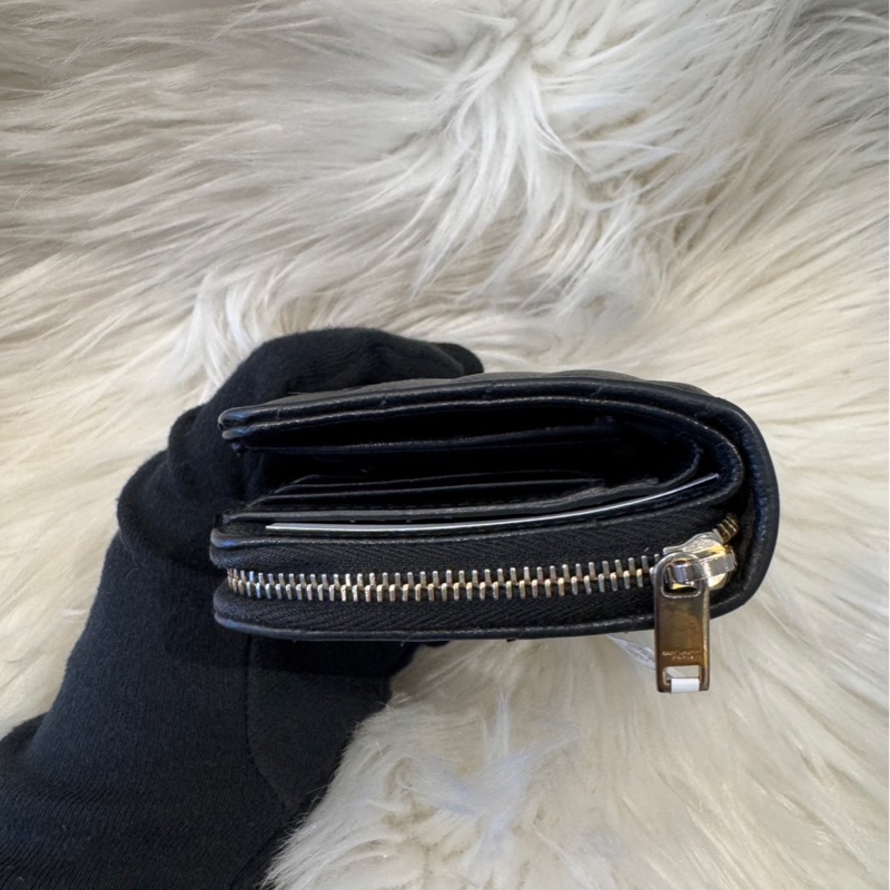YSL 拉鍊對折短夾-7