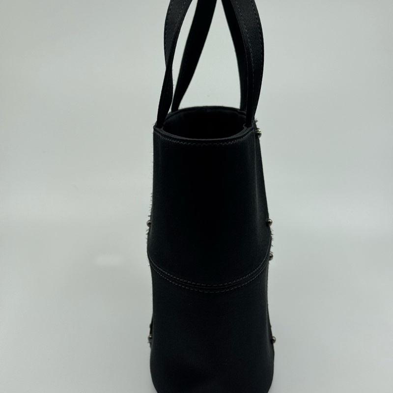 Tod’s 黑色 絹布料 手抽袋-9