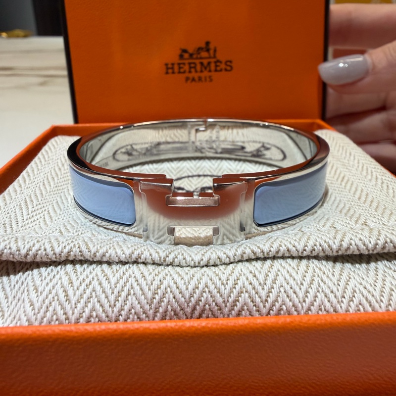 超便宜全新 Hermes Clic H珐瑯手環-0