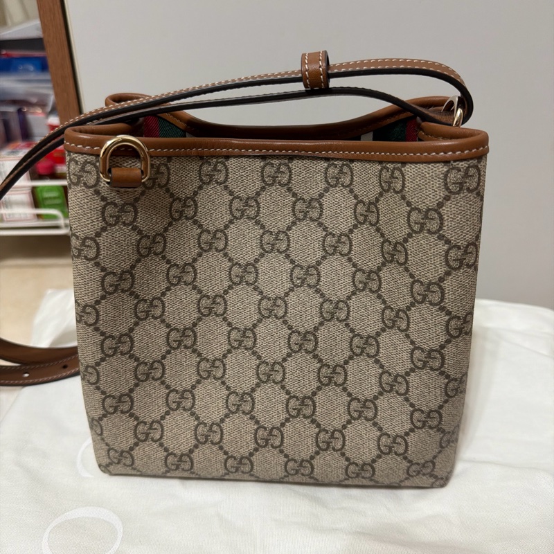 Gucci老花新款水桶包-6