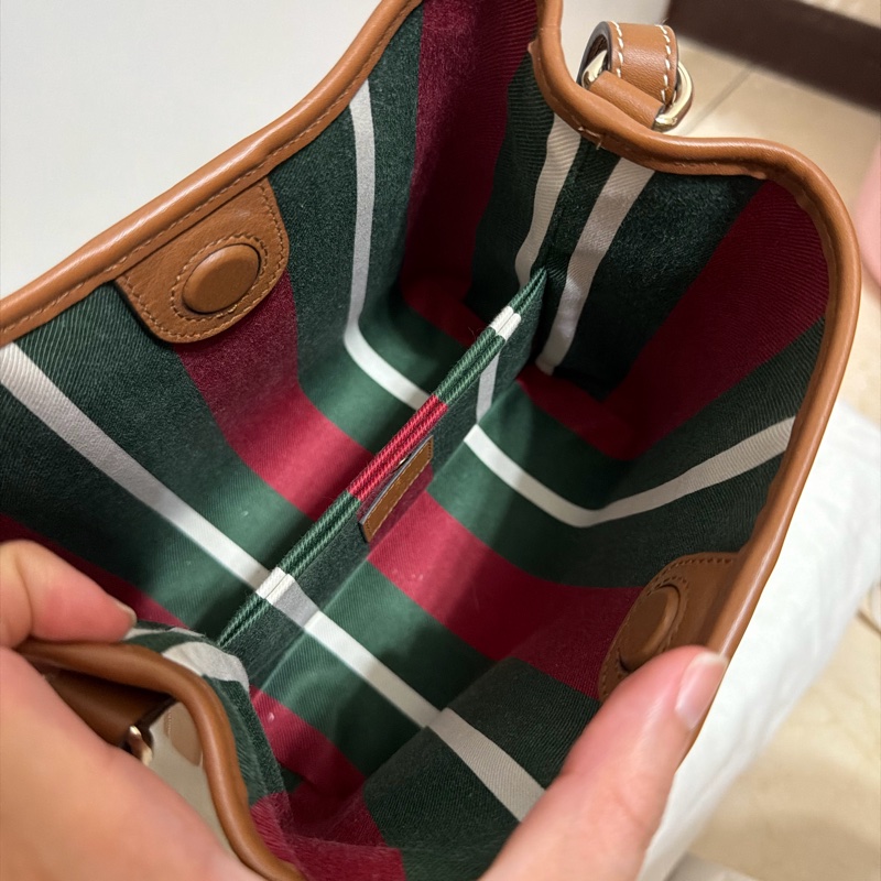 Gucci老花新款水桶包-8