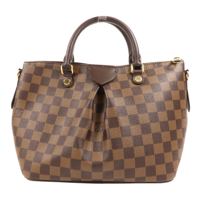 LOUIS VUITTON Damier Siena PM金扣手挽肩背兩用袋-1