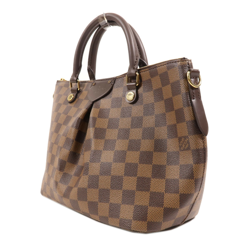 LOUIS VUITTON Damier Siena PM金扣手挽肩背兩用袋-2